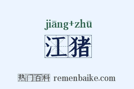 江猪是什么意思的图片